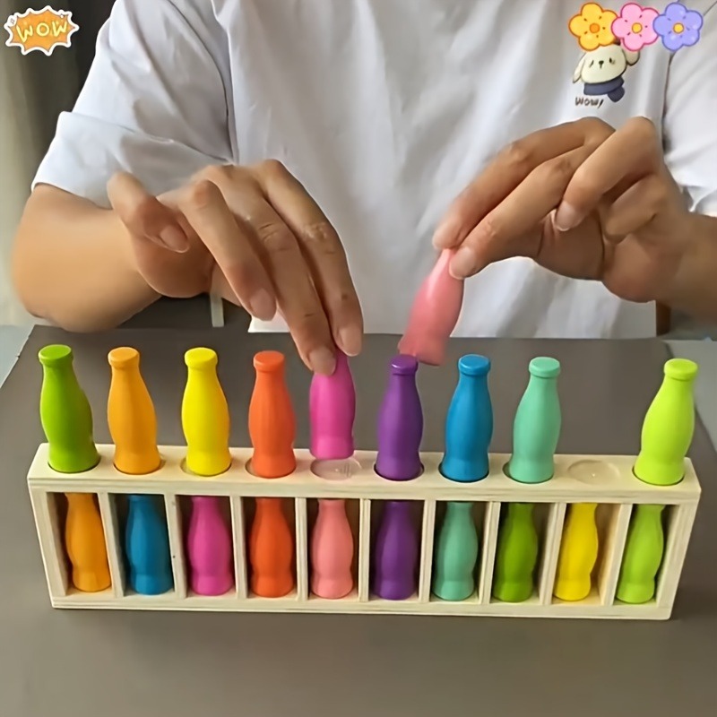 Board Game Viral - Fun Bottle Color Guessing Challenge Game