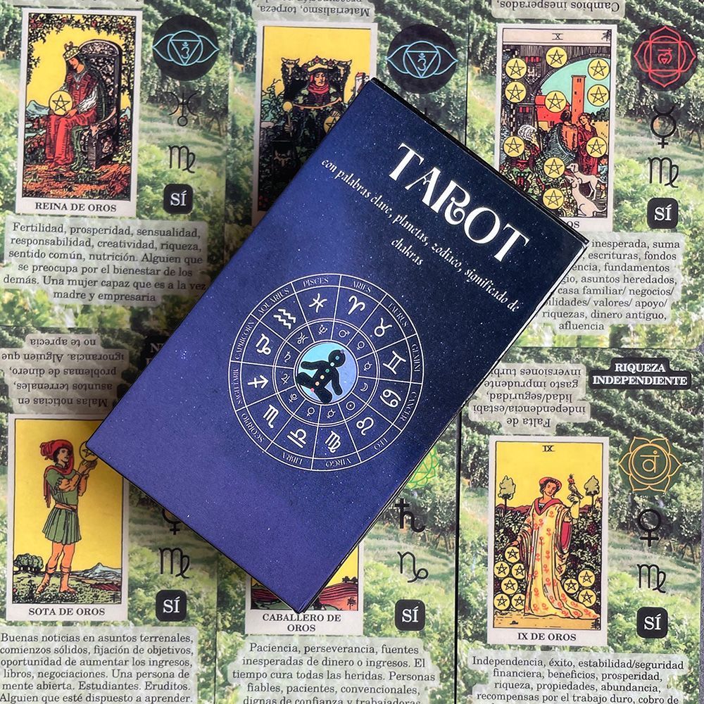 Board Game Oracle - 78pcs Leaning Tarot Cards Deck in