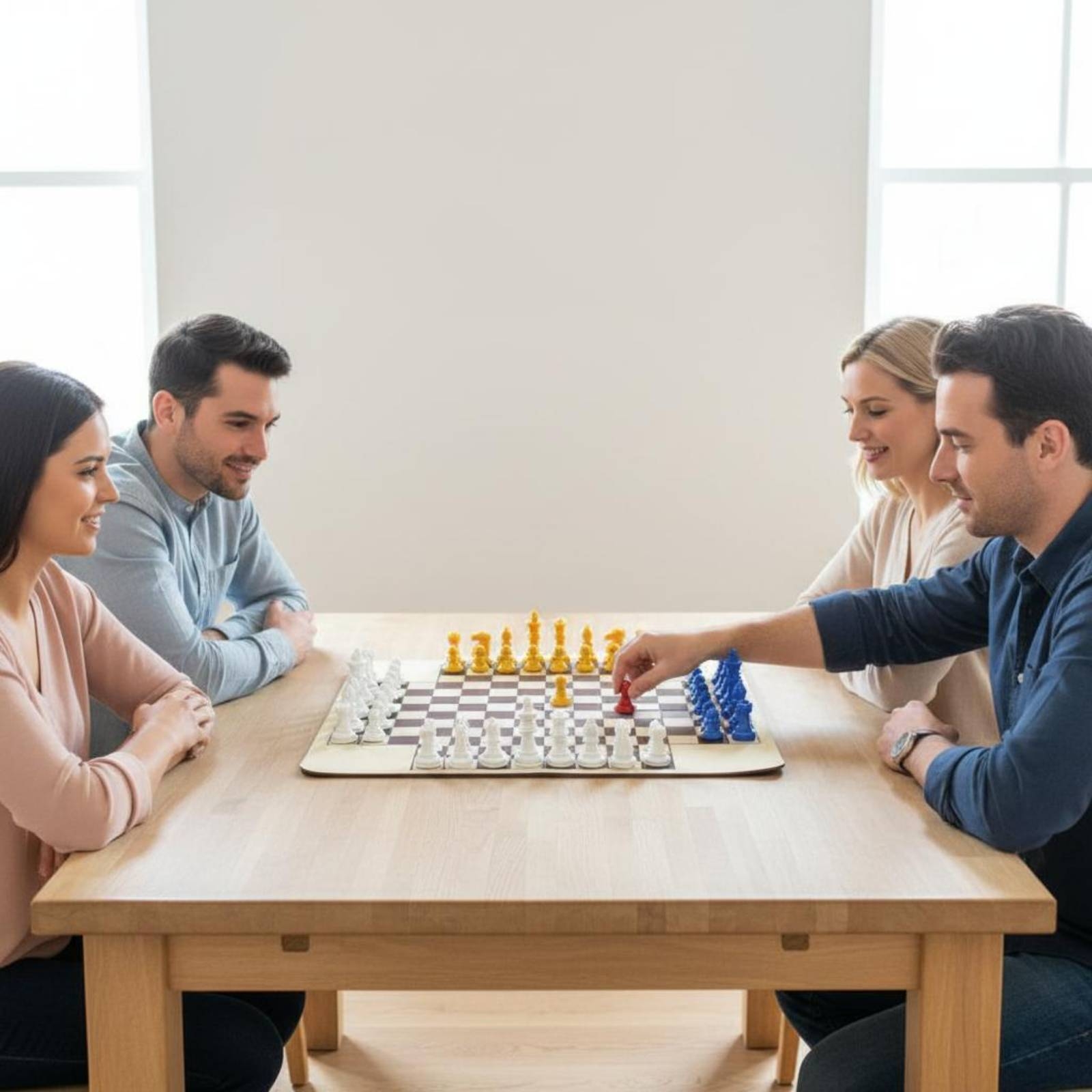 Multicolor Four-Player Chess S - đánh giá và giá Board Game For 3 Players