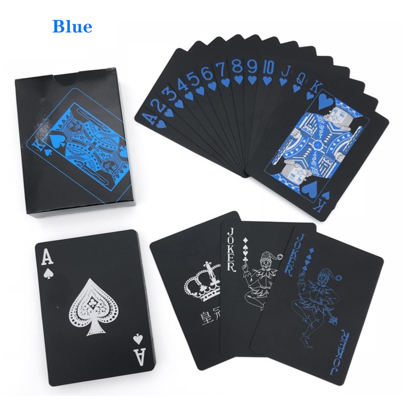 Black Plastic Playing Cards Bl - đánh giá và giá Board Game Viral