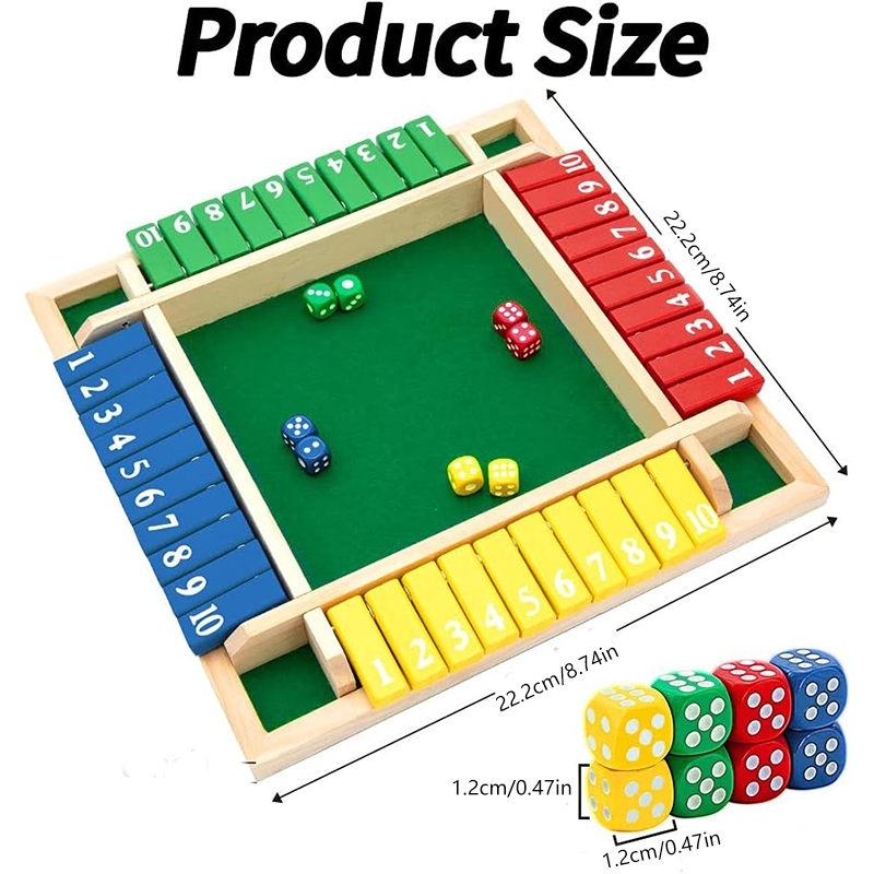 Arithmetic Dice Board Game Fou - đánh giá và giá Board Game For 3 Players